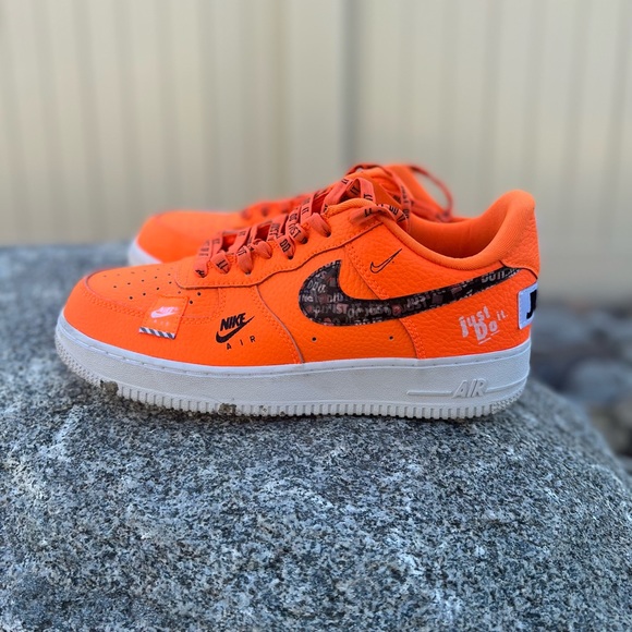 nike af1 orange just do it